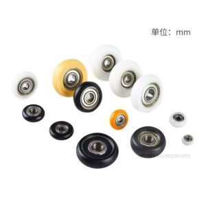 Bearing door and window pulley