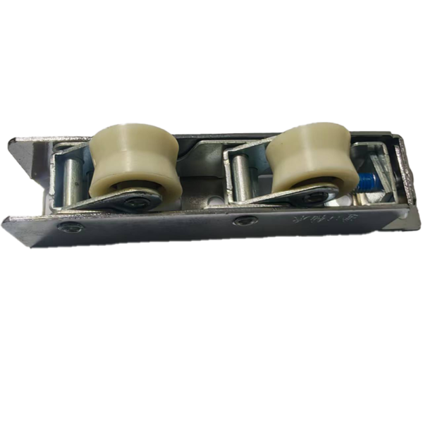 Ivory POM Double Wheel Sliding Roller with Screw Adjustment