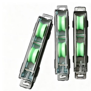 Mint Green Tandem Sliding Roller with Spring Loaded Adjuster