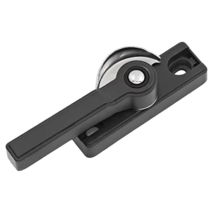 Black Crescent Sash Lock with Keeper - Jingmei Hardware