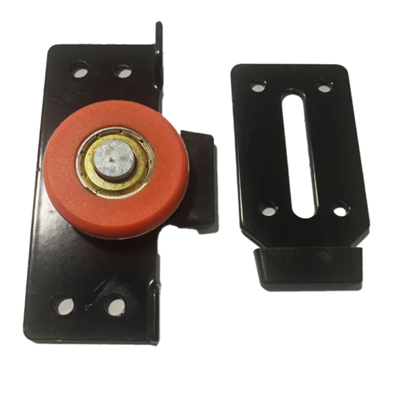 black-pom-flat-roller-wheel-for-sliding-door-track Black POM Flat Roller Wheel for Sliding Door Track - Jingmei Hardware