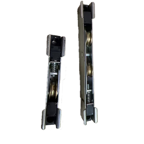 Black POM V-Groove Roller with Steel Bracket - Jingmei Hardware