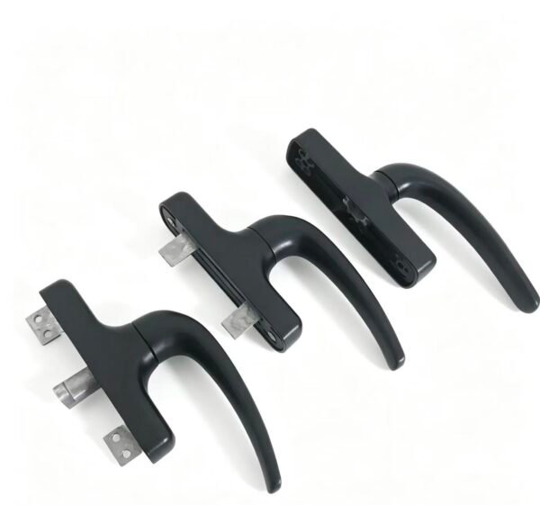 Black Powder Coated Casement Window Locking Handle with 30mm Spindle - Jingmei Hardware