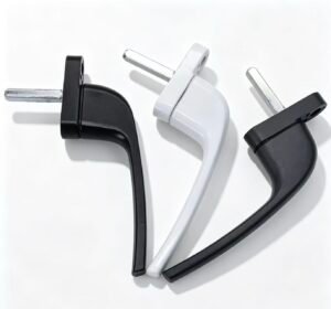 Black Powder Coated Thermal-Break Window Handle for Thermal-Break Aluminium Windows - Jingmei Hardware
