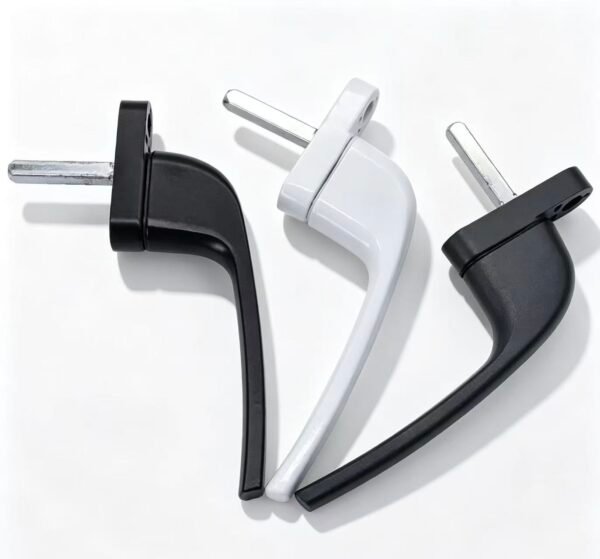 Black Powder Coated Thermal-Break Window Handle for Thermal-Break Aluminium Windows - Jingmei Hardware