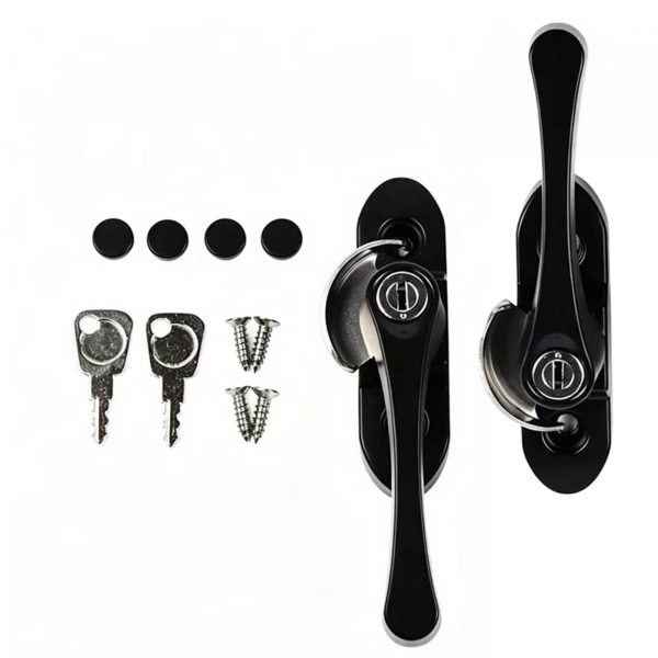 Brown Crescent Window Lock for Aluminium Sliding Windows - Jingmei Hardware