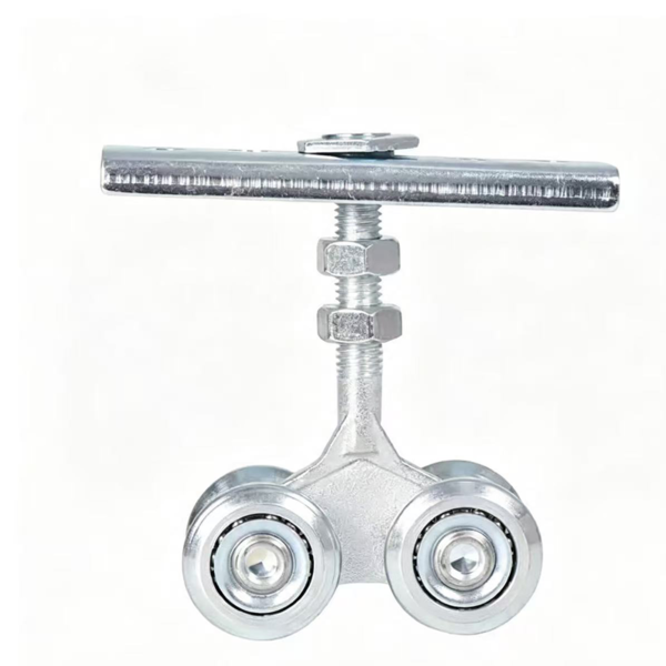 carbon-steel-sliding-gate-hanging-roller-with-triangle-bracket Carbon Steel Sliding Gate Hanging Roller with Triangle Bracket - Jingmei Hardware