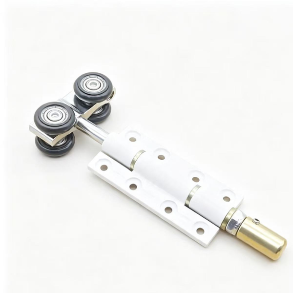 Galvanized Steel Grooved Track Hanging Roller Single Wheel - Jingmei Hardware