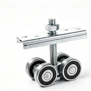 Galvanized Steel Grooved Track Hanging Roller with Sealed Bearing - Jingmei Hardware