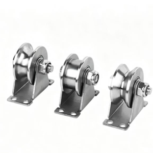 Galvanized Steel Hanging Door Roller Wheel Single Wheel - Jingmei Hardware
