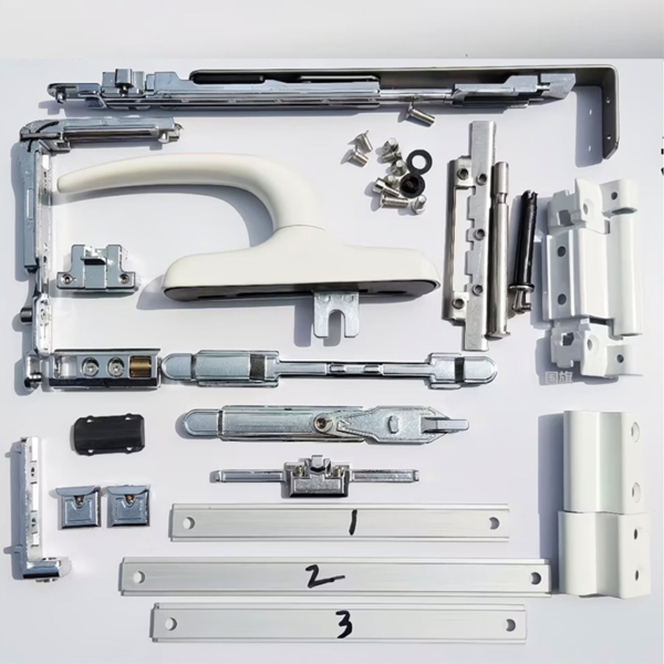 Grey Anodized Awning Window Handle for Thermal-Break Aluminium Windows - Jingmei Hardware
