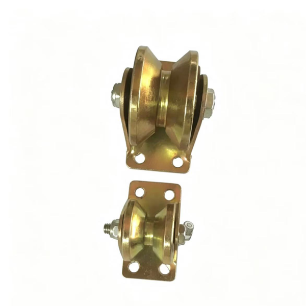 Model TR-301 U-Groove Roller with Flat Mount Bracket (2 Sizes) - Jingmei Hardware