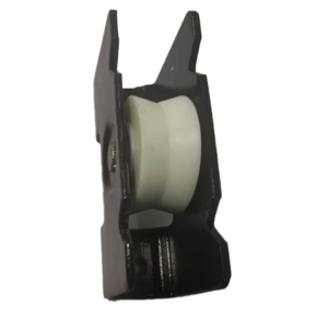 nylon-flat-roller-wheel-with-steel-bracket Nylon Flat Roller Wheel with Steel Bracket - Jingmei Hardware