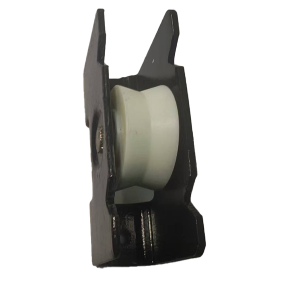 Nylon Flat Roller Wheel with Steel Bracket - Jingmei Hardware