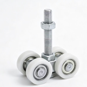 POM Sliding Door Roller in Steel Box Frame - Jingmei Hardware