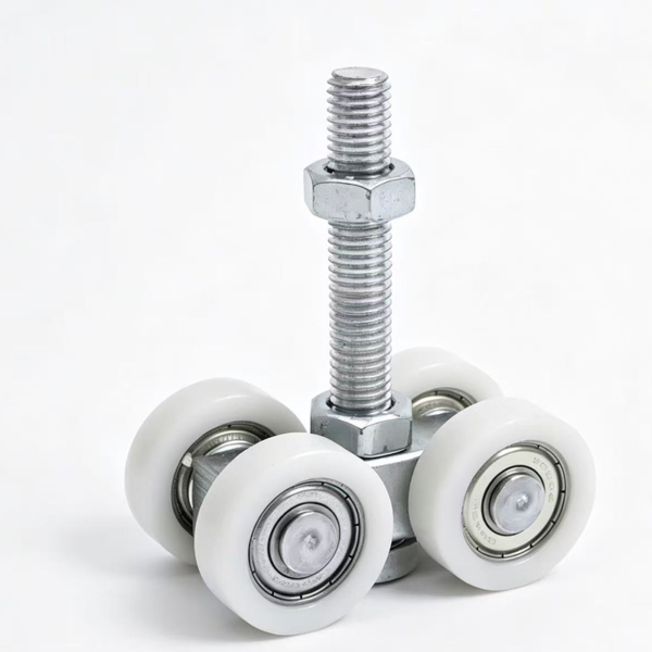 POM Sliding Door Roller in Steel Box Frame - Jingmei Hardware