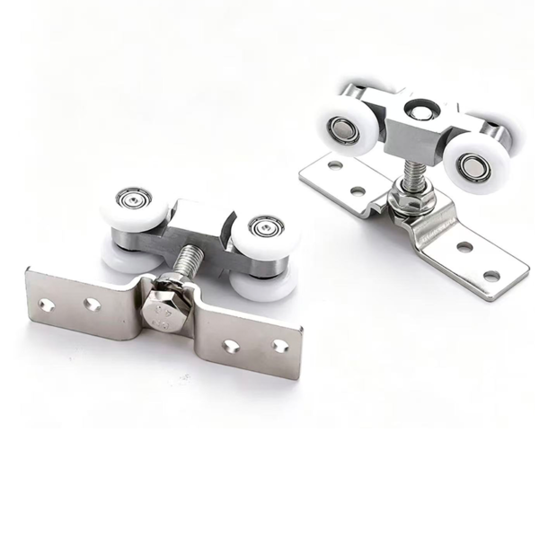 POM Sliding Door Roller with Zinc Plated Bracket - Jingmei Hardware