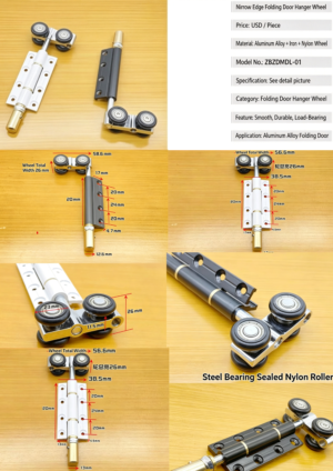 POM Sliding Window Roller with Adjustable Housing - Jingmei Hardware