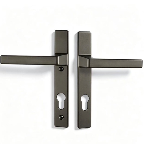 Stainless Steel Bedroom Door Lock Set with Lever Handles - Jingmei Hardware