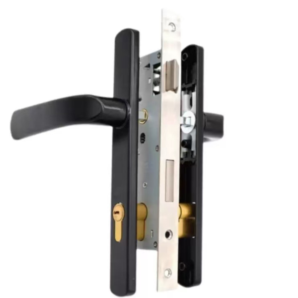 Stainless Steel Lever Door Lock Set with Lock Cylinder and Keys - Jingmei Hardware