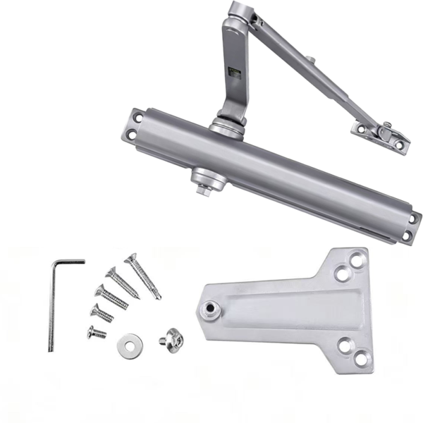 Surface Mounted Hydraulic Overhead Door Closer with Universal Arm - Jingmei Hardware
