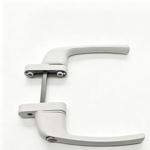 White Coated Casement Window Locking Handle for Thermal-Break Aluminium Windows - Jingmei Hardware