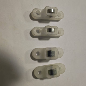 White POM Concave Roller Wheel with Bearing - Jingmei Hardware