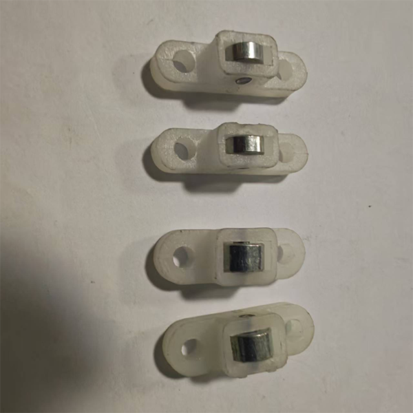 White POM Concave Roller Wheel with Bearing - Jingmei Hardware