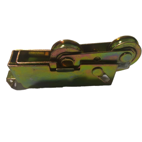 White POM Track Roller Assembly with Brass Axle - Jingmei Hardware