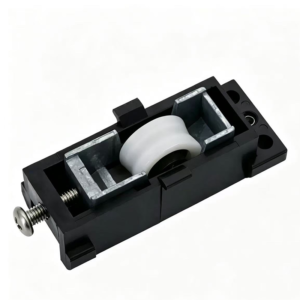 White POM Twin Wheel Roller for Sliding Door Track - Jingmei Hardware