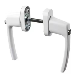 Zinc Alloy Locking Lever Door Handle with Flush Pull - Jingmei Hardware