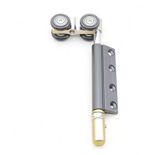Zinc Plated Steel Barn Door Roller Wheel with Triangle Bracket - Jingmei Hardware