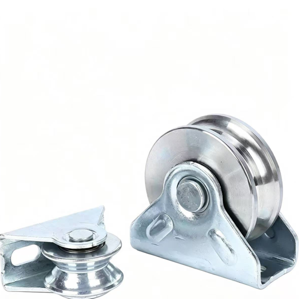 Zinc Plated Steel Grooved Track Hanging Roller with Sealed Bearing - Jingmei Hardware