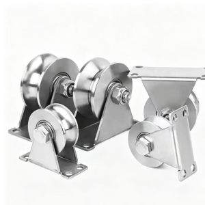 Zinc Plated Steel V-Groove Hanging Door Roller Single Wheel - Jingmei Hardware
